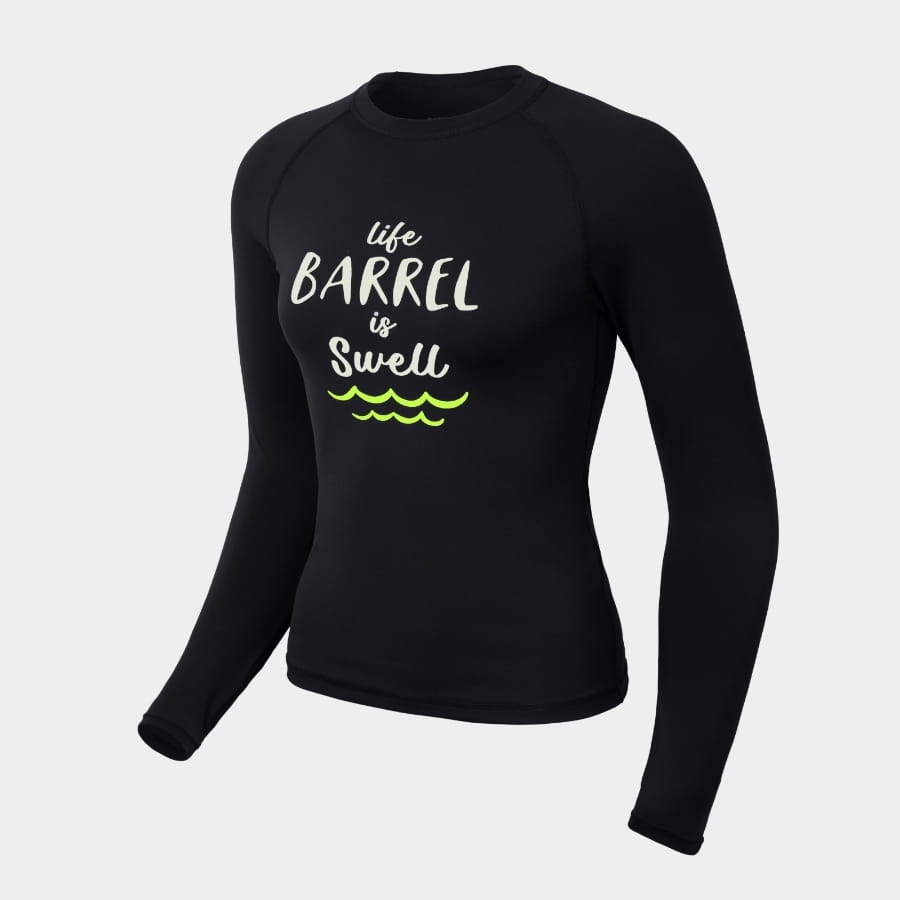 【BARREL】悠閒女款長袖上衣 #BLACK 3