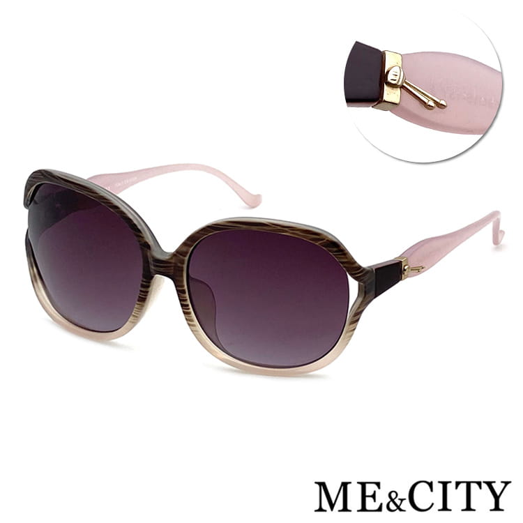 【ME&CITY】 甜美時尚大框太陽眼鏡 抗UV(ME 1210 D99) 0
