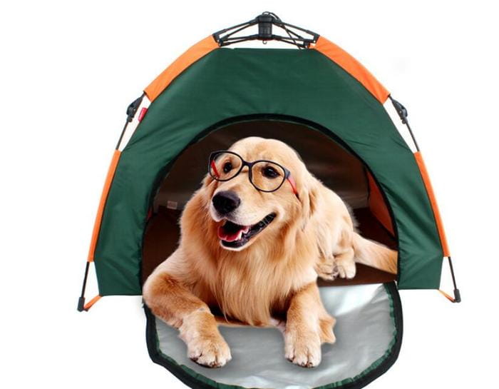 寵物速開帳篷自動型可折疊 附睡墊 防雨防曬 9