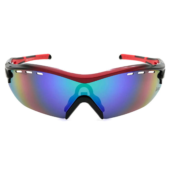 【suns】偏光運動太陽眼鏡 REVO電鍍 防霧排熱孔 (黑紅框/REVO綠) 6