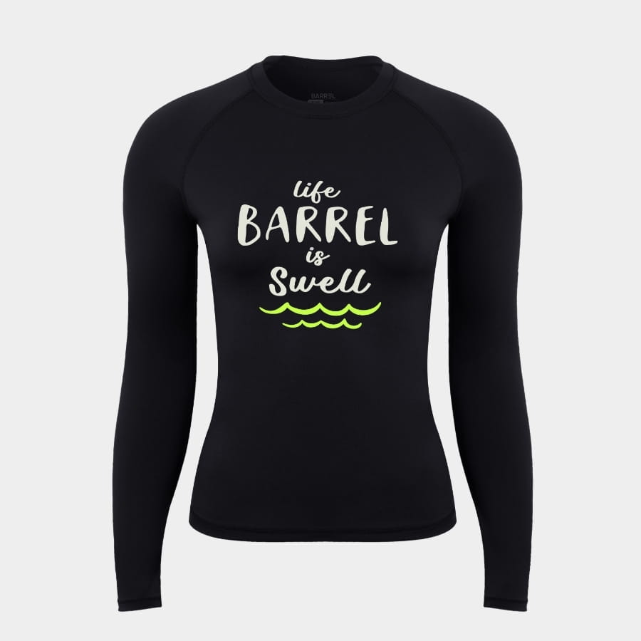 【BARREL】悠閒女款長袖上衣 #BLACK 2