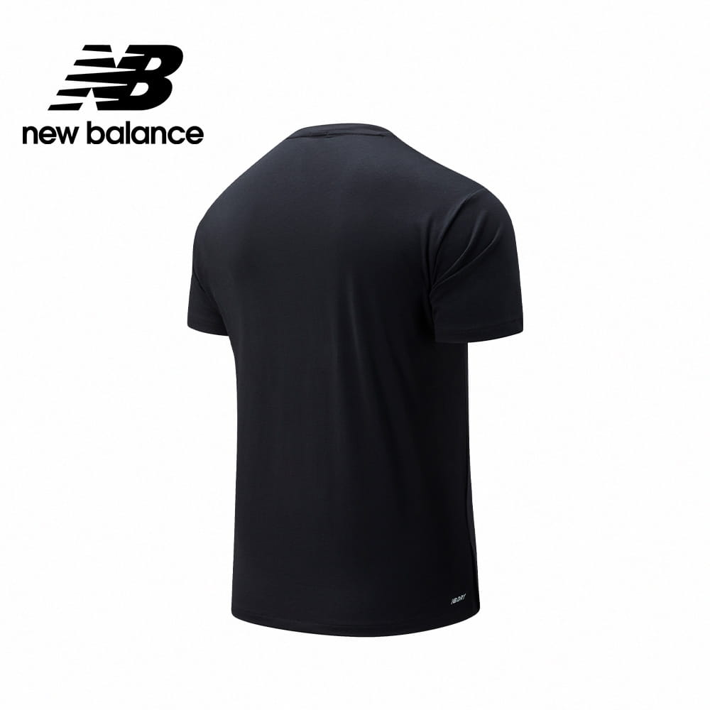 【NEWBALANCE】New Balance 運動短袖上衣 黑 男 2