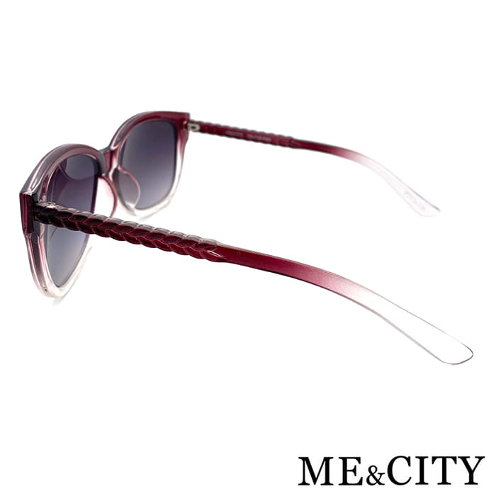 【ME&CITY】 歐美簡約麻花紋路太陽眼鏡 抗UV (ME 120002 E143) 5