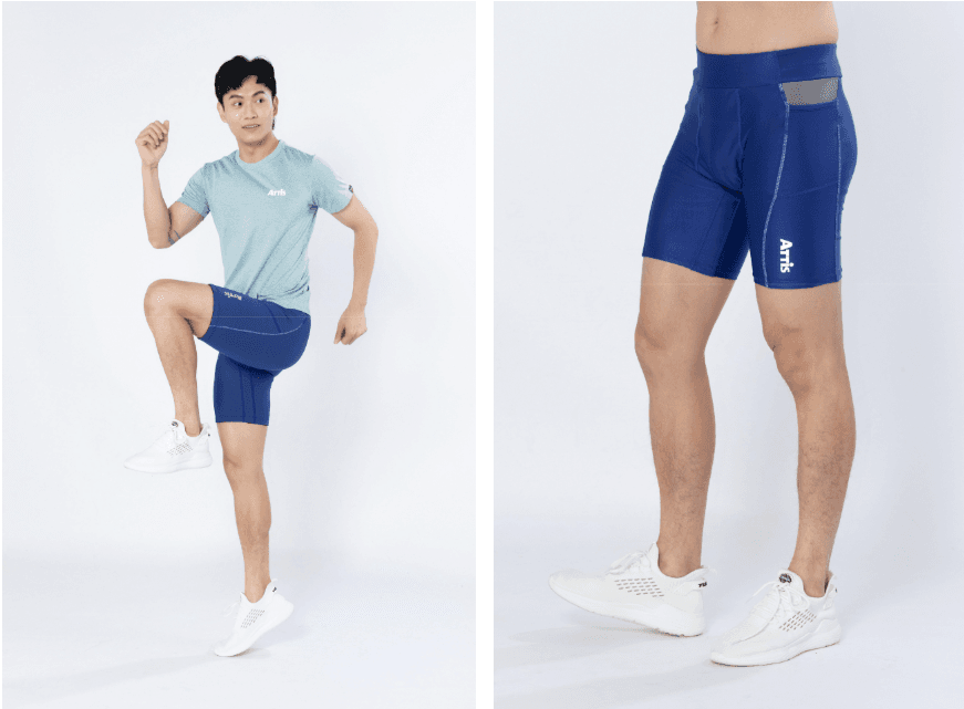 【Attis亞特司】男膠原反光緊身短褲-四色 4