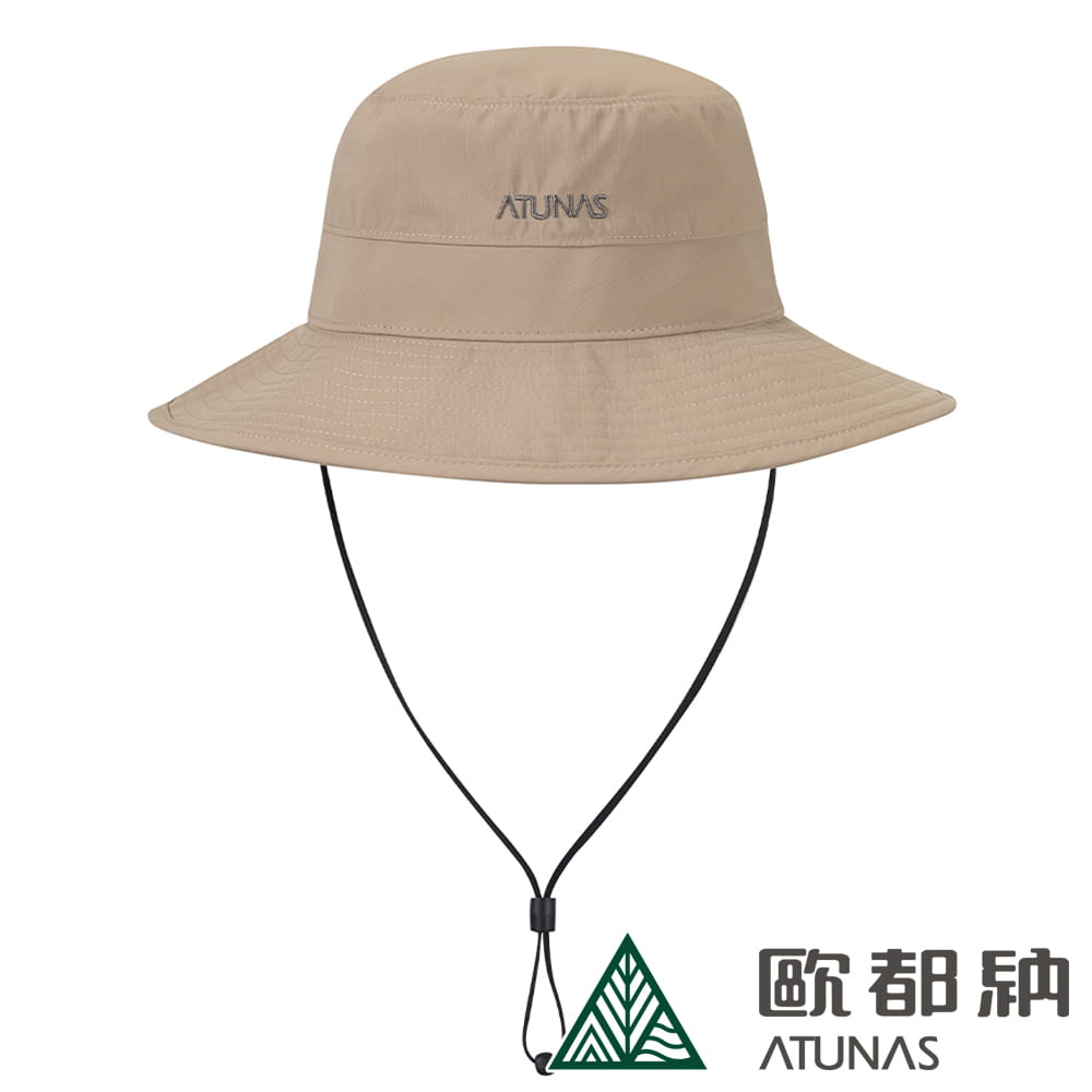 (登山屋)ATUNAS歐都納防曬漁夫帽(A1AHDD07N卡其/防曬/遮陽帽/漁夫帽) 0