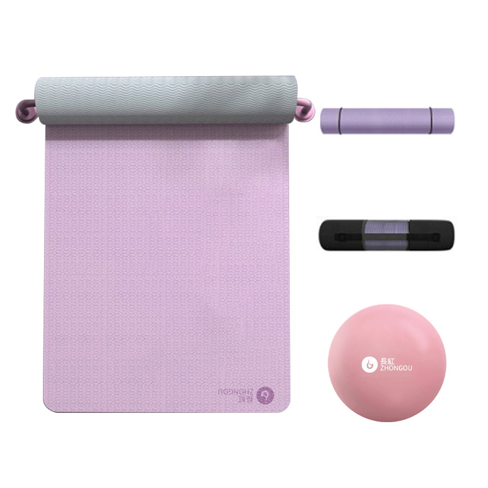 【X-BIKE買一送三】TPE防滑8mm厚183x80cm雙色瑜珈墊TP88N(贈三大好禮) 3