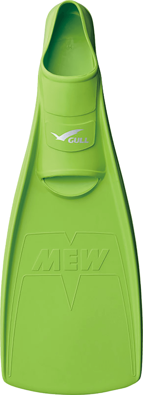 【Gull】 Made in Japan 全新套腳式蛙鞋 mew  MS 蘋果綠 0
