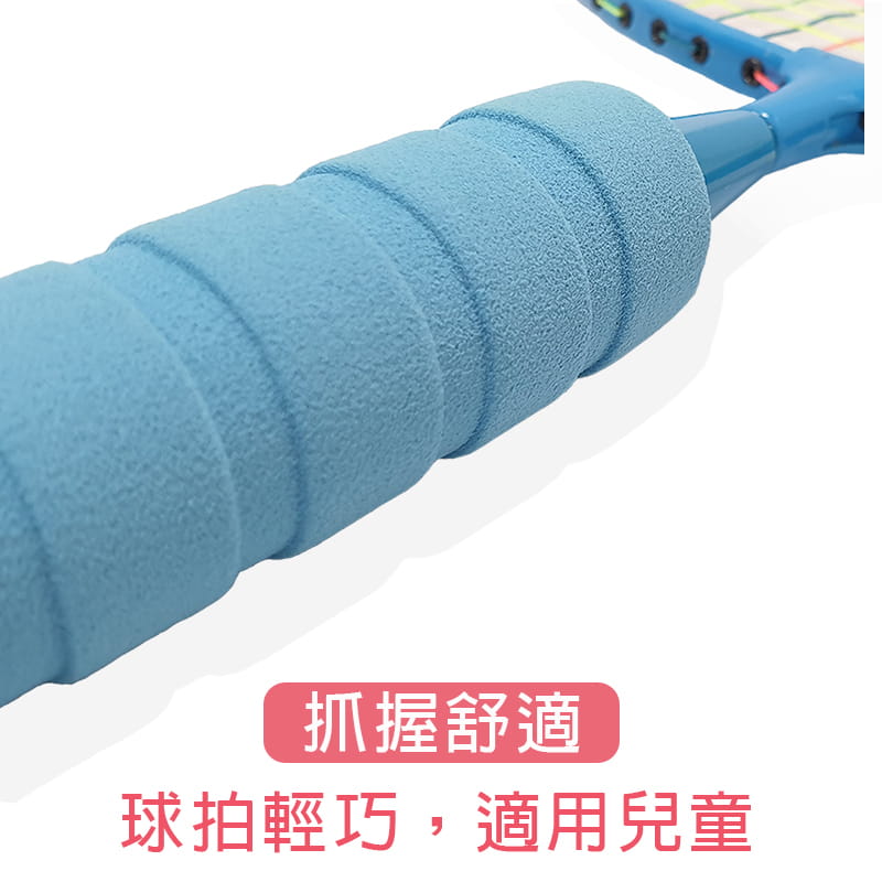 兒童羽毛球拍組(同色球拍2支+羽球6個) 運動 安全玩具 5