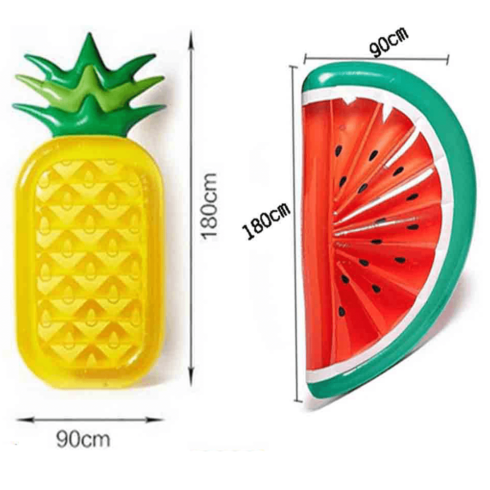 鳳梨 西瓜 加厚加大水上造型充氣泳圈 浮排浮板 漂浮床 夏日戲水【SV61126】 10