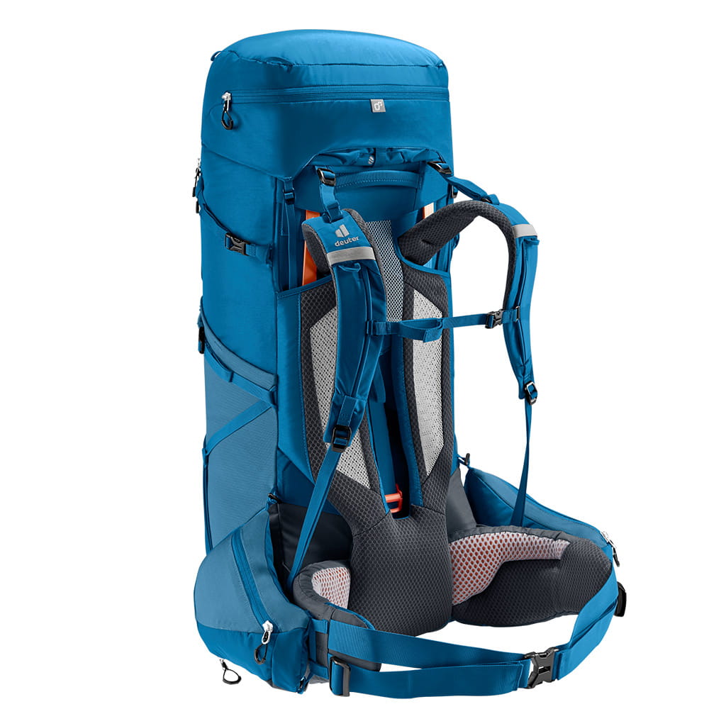deuter 德國AIRCONTACT CORE拔熱式透氣背包60+10L(3350522藍 2
