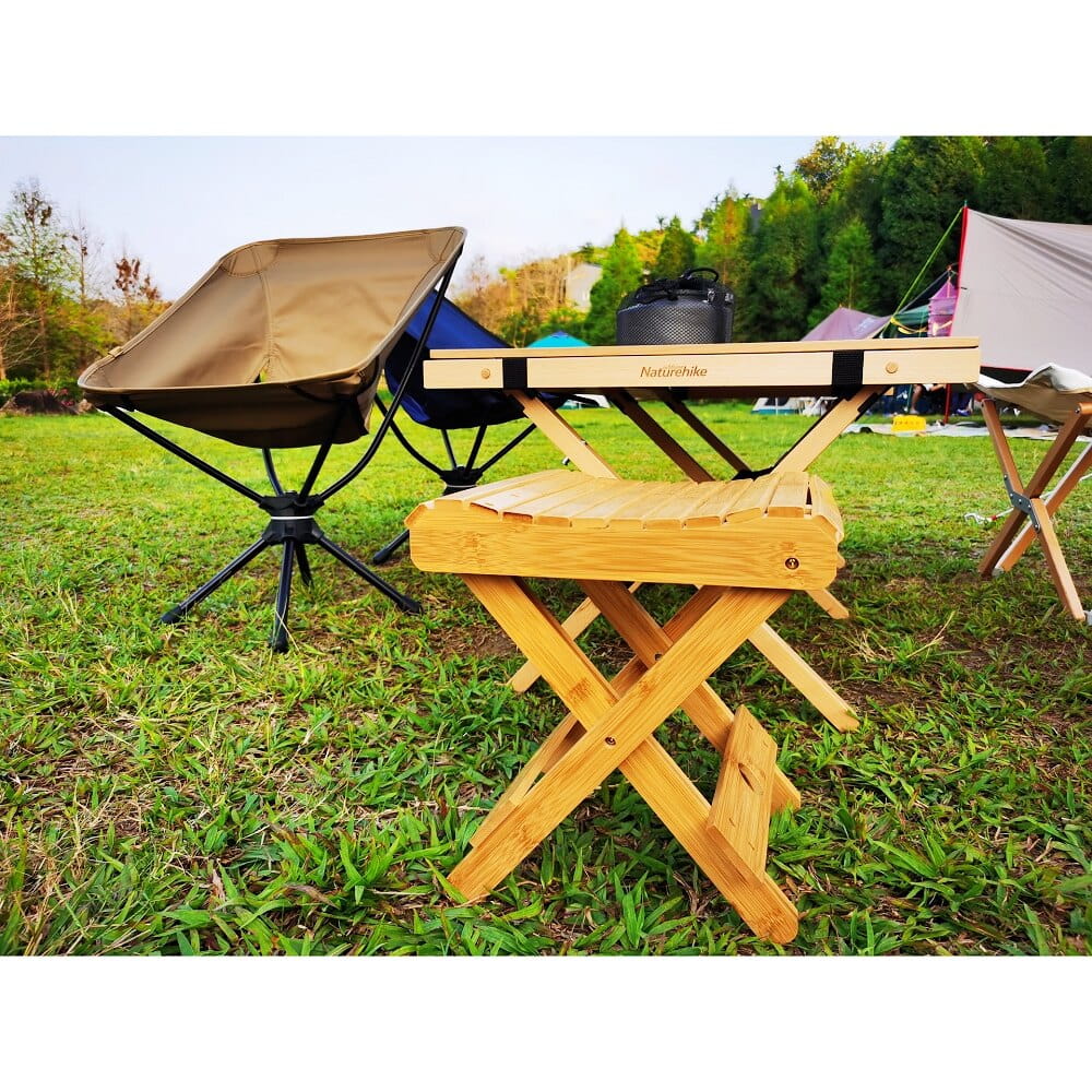 楠竹可折疊凳子多功能納涼凳便攜式實木釣魚凳 2