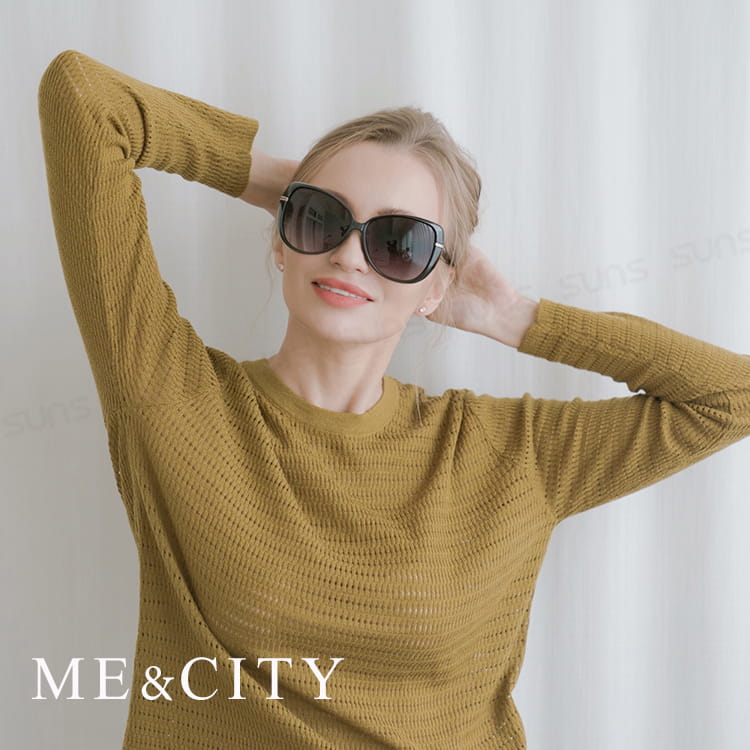 【ME&CITY】 時尚簡約太陽眼鏡 抗UV (ME 120006 L400) 3