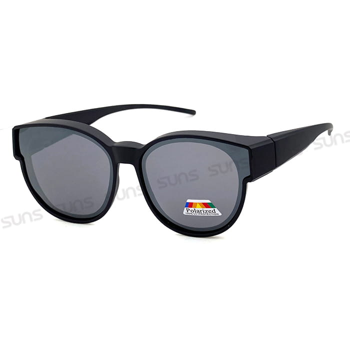 【suns】時尚圓框 水銀鏡面偏光太陽眼鏡 抗UV400 (可套鏡) 5