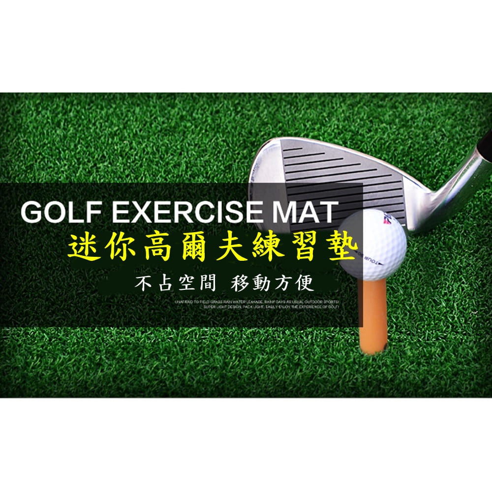 【CAIYI 凱溢】PGM 高爾夫球短草打擊墊 高爾夫 揮桿切球草皮打擊墊 8