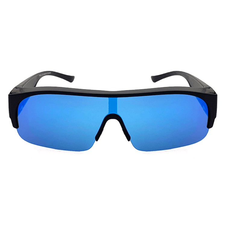 【suns】大框墨鏡 藍水銀偏光太陽眼鏡 抗UV400 (可套鏡) 5