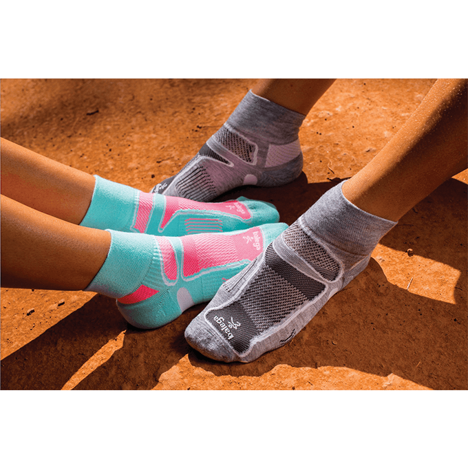 南非國寶襪Balega-Hidden Dry舒適運動短襪/跑步襪/運動襪-水藍 2