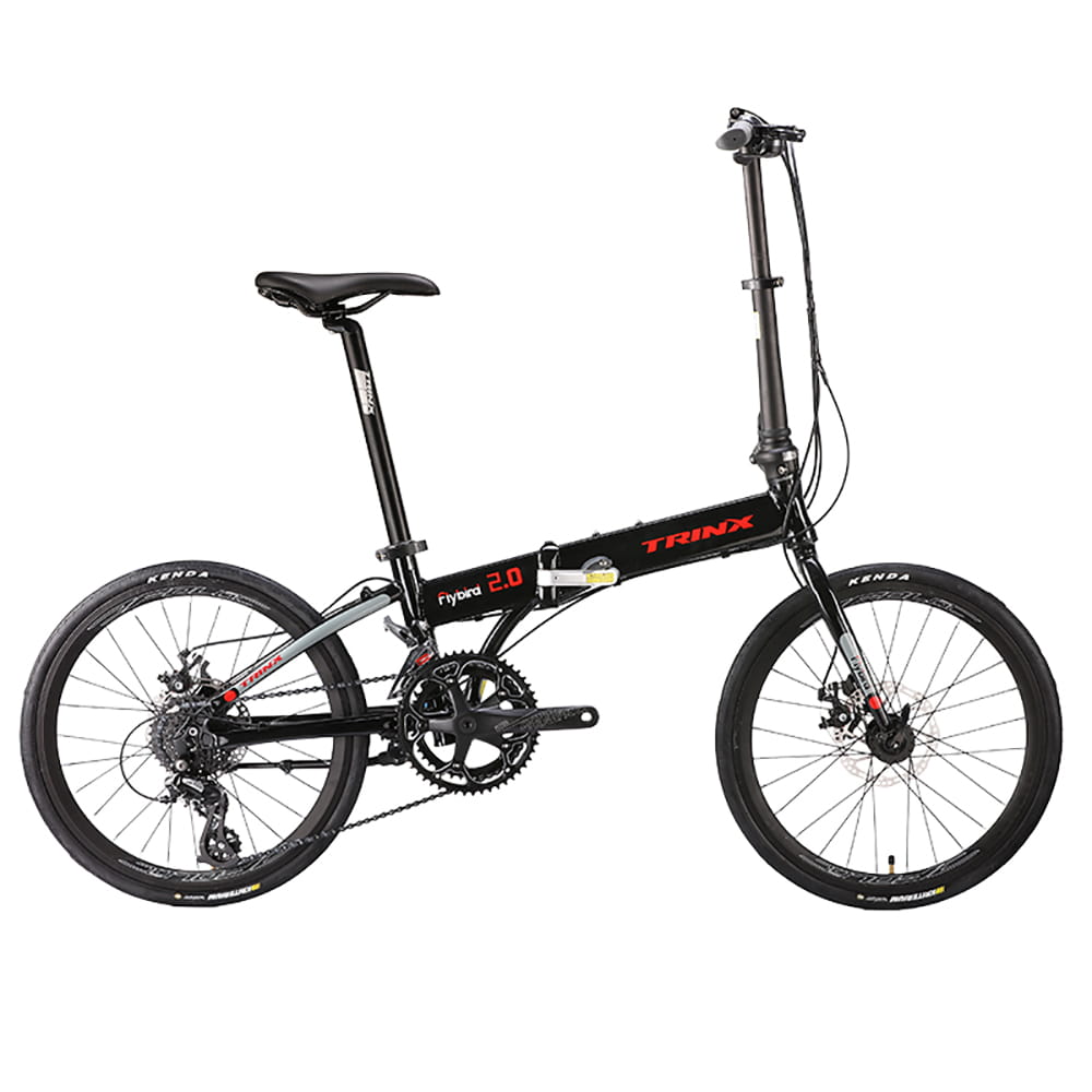 BIKEDNA FLYBIRD2.0 20寸16速52T大齒盤451輪組碟剎煞變合一鋁合金摺疊車 0