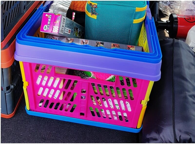 功能收納筐手提籃車載置物籃整理箱PP塑料整理箱 2
