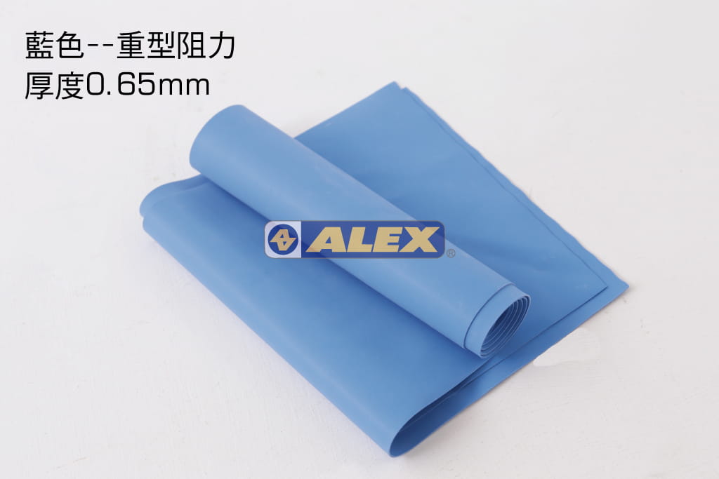 【CAIYI 凱溢】ALEX C-47 伸展彈力帶-藍(重型 厚0.65mm) 2