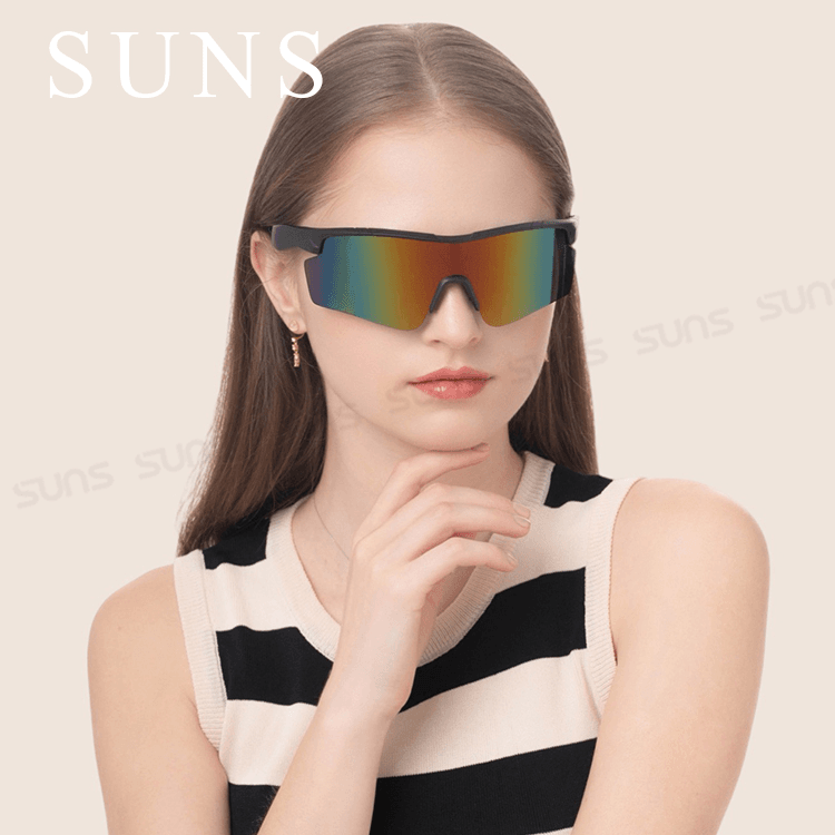 【suns】MIT戶外運動大框偏光墨鏡 風鏡柱面 抗UV400【82569】 2