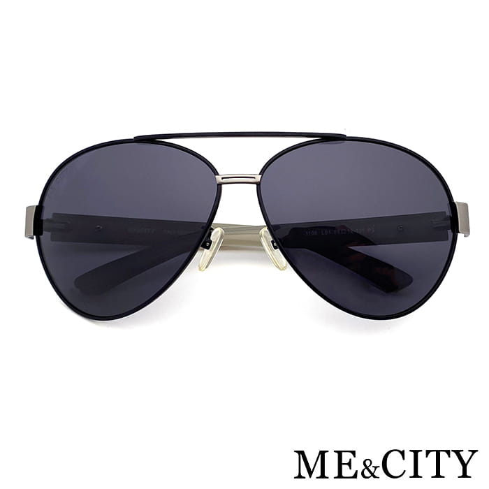 【ME&CITY】 時尚飛行員金屬偏光太陽眼鏡 抗UV(ME 1106 L01) 5