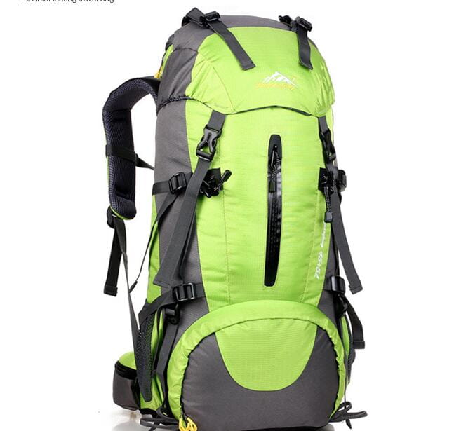 戶外專業品牌登山包徒步旅行野營包大容量防雨罩雙肩背包 1