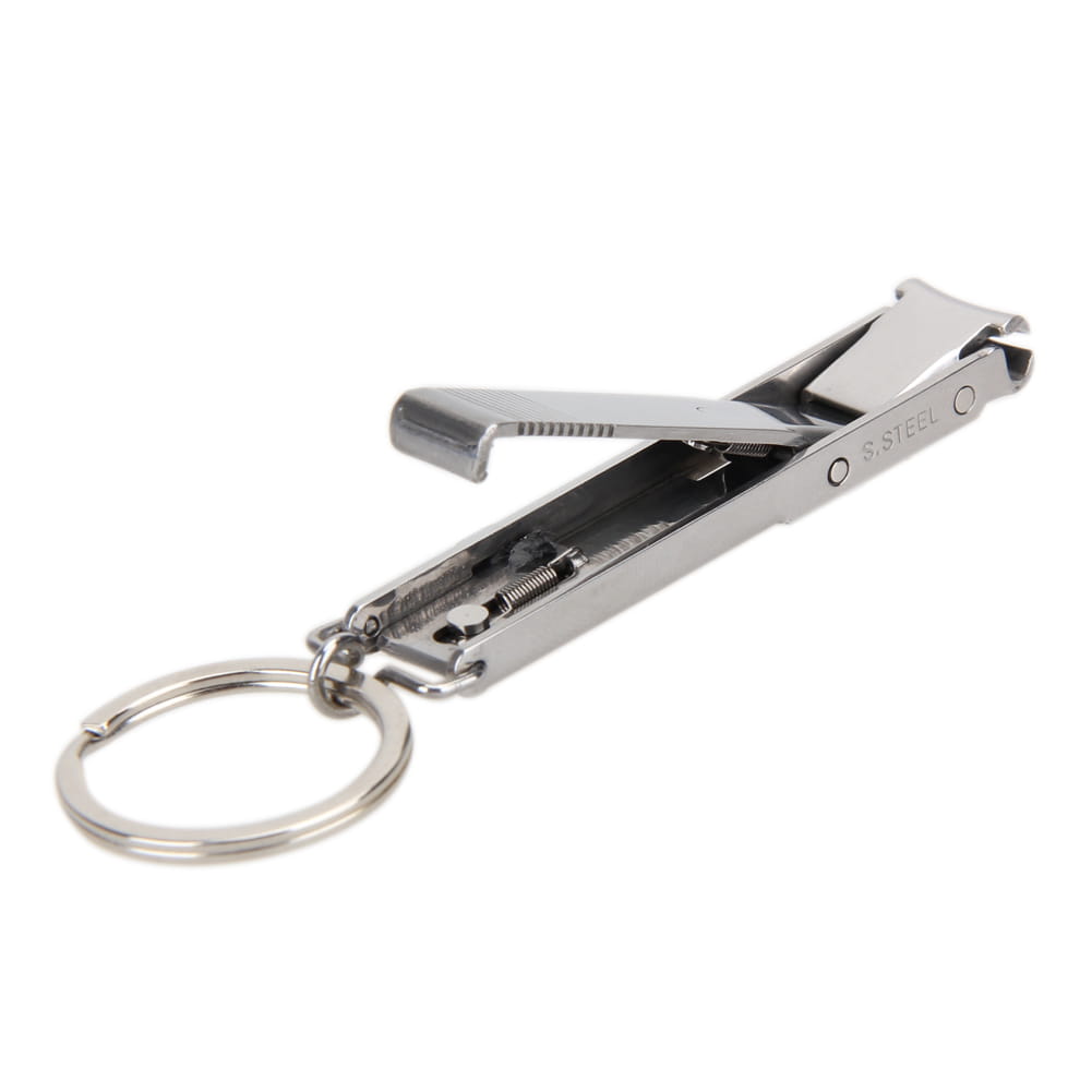 【Outkeeper】戶外旅行便攜式不鏽鋼摺疊鑰匙扣指甲鉗 2