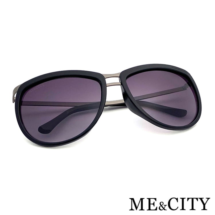 【ME&CITY】 復古時空雙梁太陽眼鏡 抗UV400 (ME 120025 L000) 11