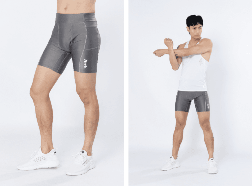 【Attis亞特司】男膠原反光緊身短褲-四色 3