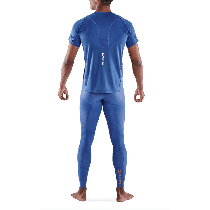 【澳洲SKINS壓縮服飾】澳洲SKINS-3訓練級短袖排汗衣(男)淺藍ST0150455(共四色) 7