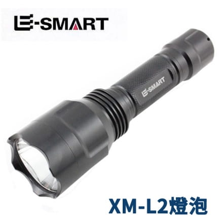 強光手電筒 進階版 C8 XM-L2 LED燈泡 戰術手電筒 配USB充電器 0
