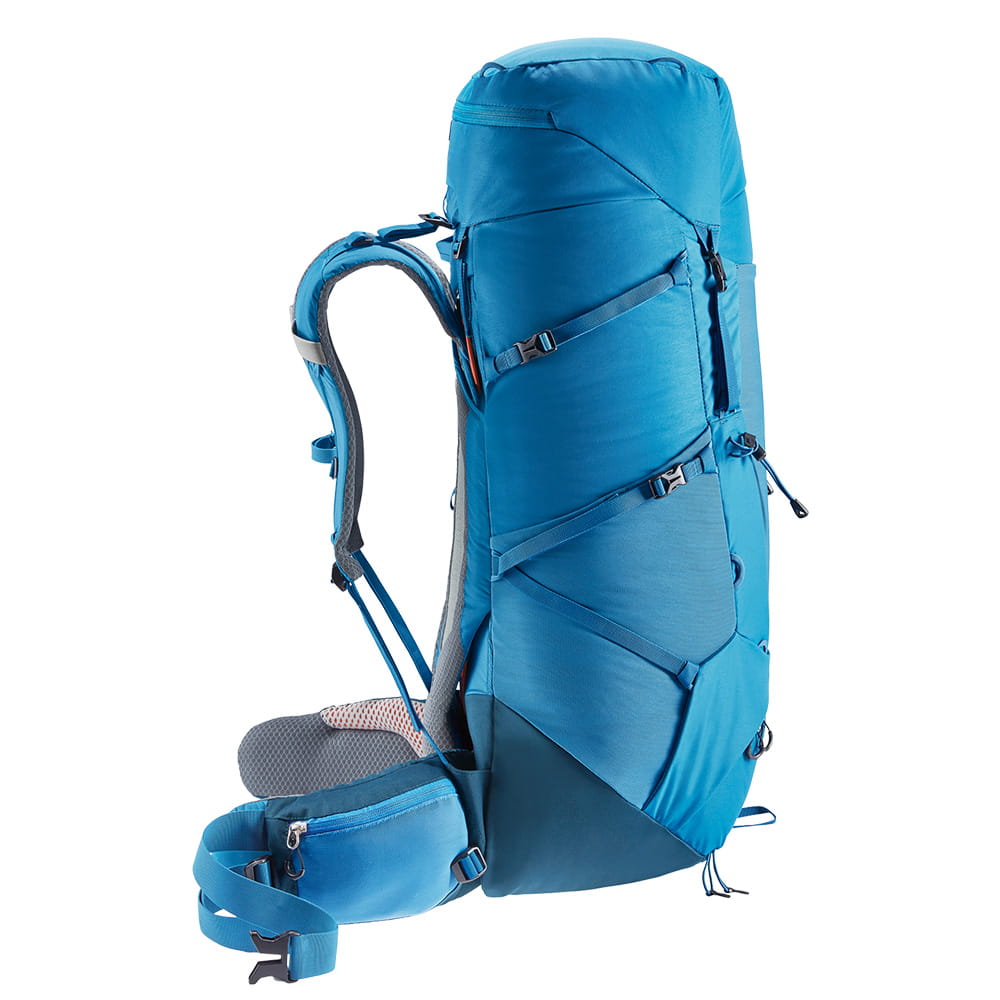 deuter 德國AIRCONTACT CORE拔熱式透氣背包50+10L(3350322藍 2