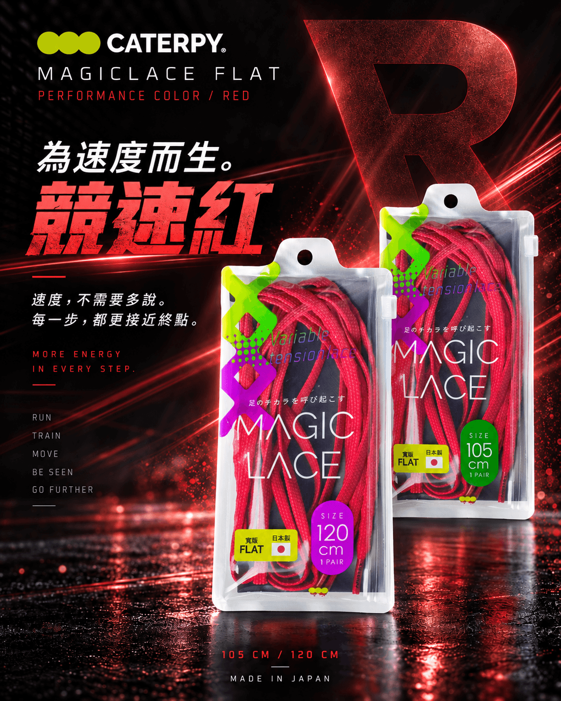 MAGICLACE FLAT 日本科技運動鞋帶寬版 0