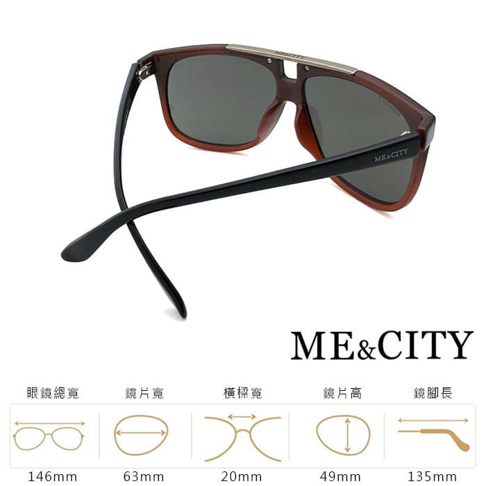 【ME&CITY】 飛行員太陽眼鏡 抗UV (ME 110014 C50) 9