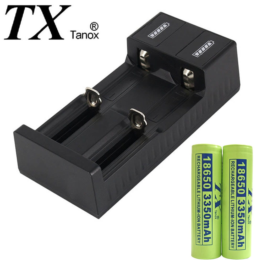 【TX】特林3350mAh18650鋰充電池2入附USB充電器(LI3350-2-USB) 0