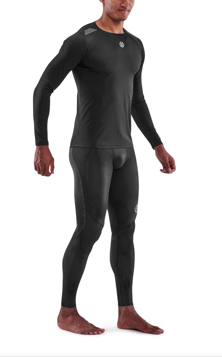 【澳洲SKINS壓縮服飾】澳洲SKINS-3訓練級長袖排汗衣(男)黑ST0150456(共四色) 5