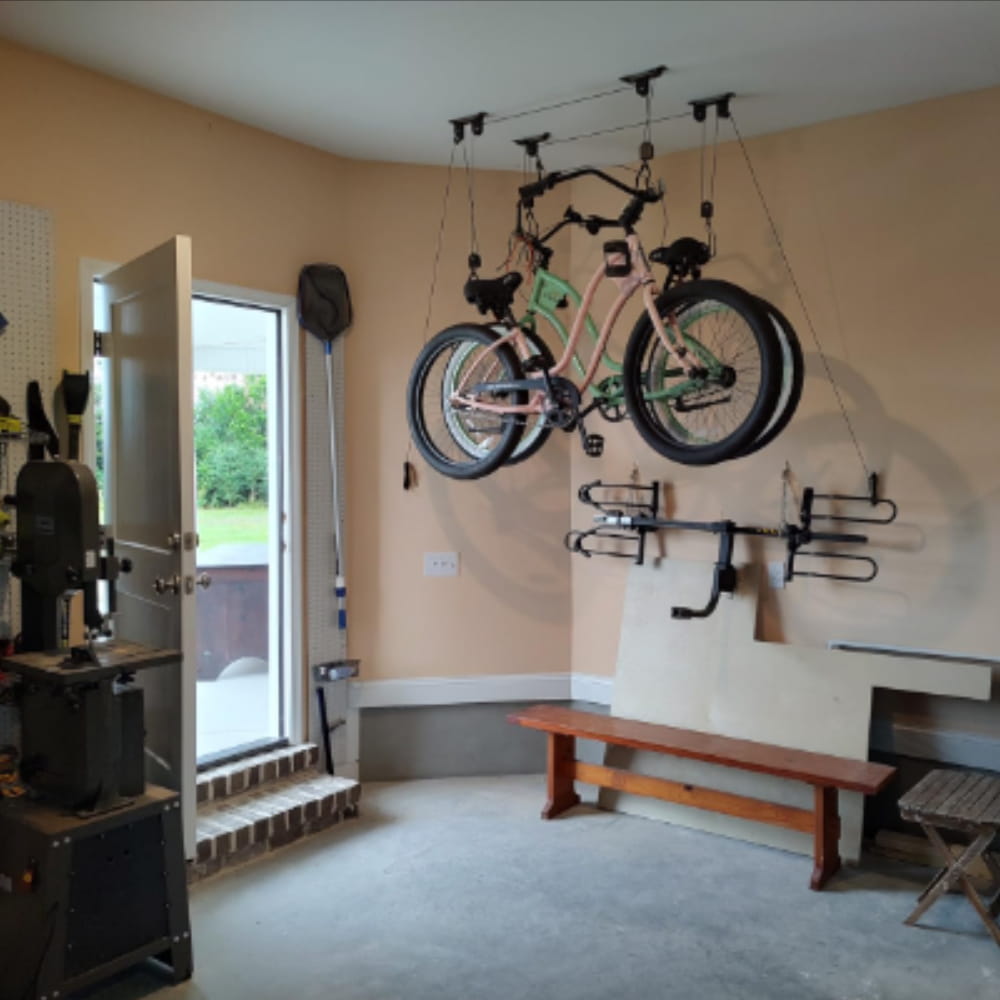 自行車天花板安裝升降吊架 單車居家收納 2 件組 2