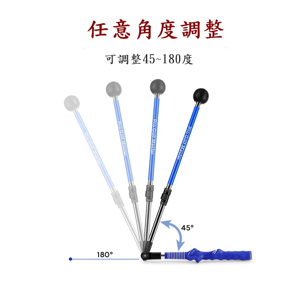 【CAIYI 凱溢】PGM高爾夫折疊揮杆糾正練習器 初學訓練器 5