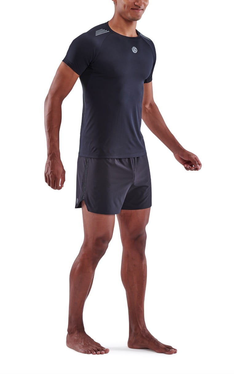 【澳洲SKINS壓縮服飾】澳洲SKINS-3訓練級短袖排汗衣(男)黑ST0150455(共四色) 5
