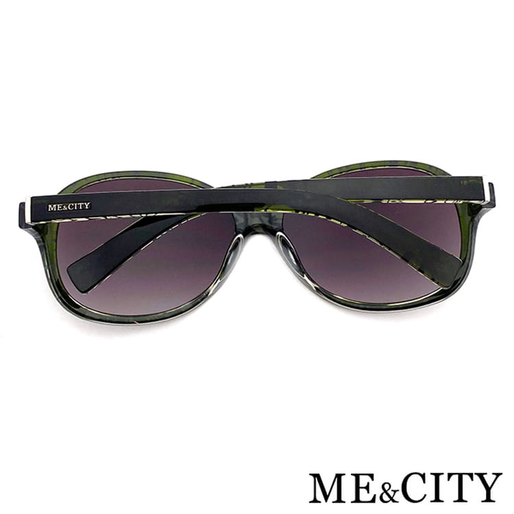 【ME&CITY】 時尚歐美透明紋路太陽眼鏡 抗UV (ME 1219 G01) 10