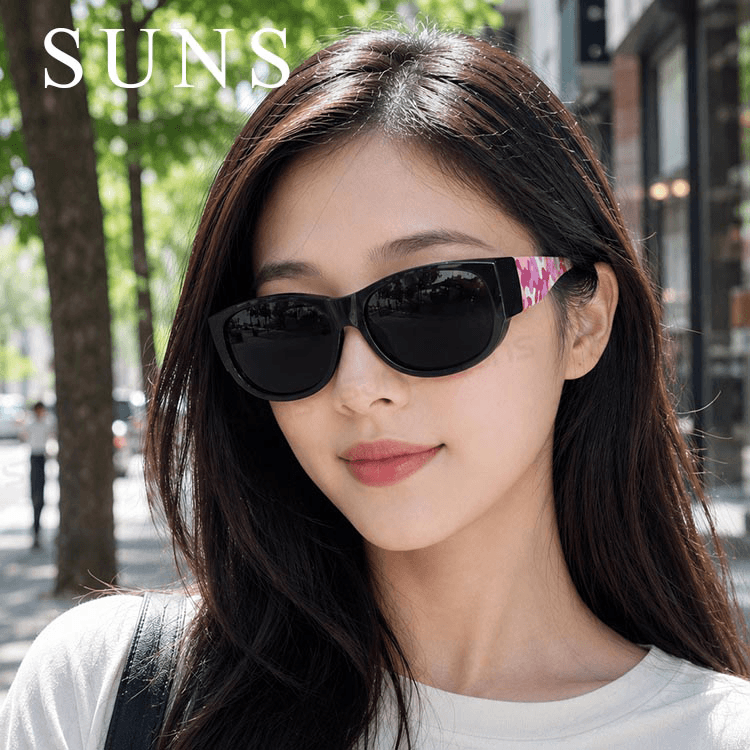 【suns】MIT偏光太陽眼鏡 迷彩粉 抗UV400 (可套鏡) 3