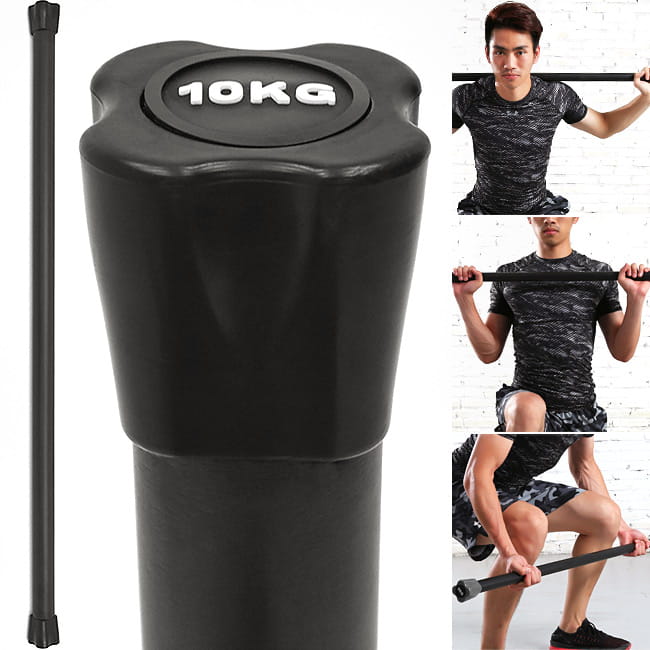 BODY BAR有氧健身10KG體操棒 (長桿120CM跳操平衡棒/重量棒形體棒韻律棒10公斤) 0