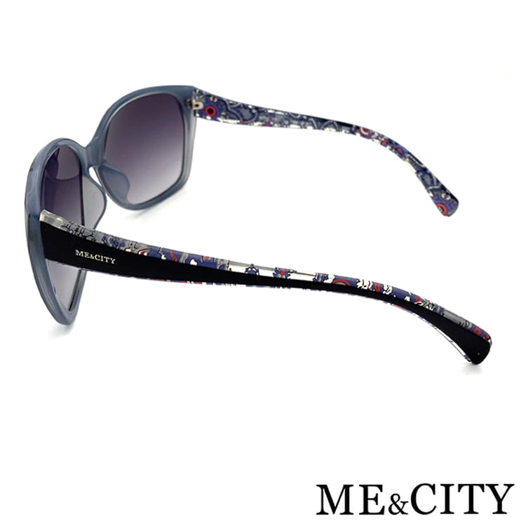 【ME&CITY】 義大利古典大框圖騰太陽眼鏡 抗UV(ME 120023 L400) 12