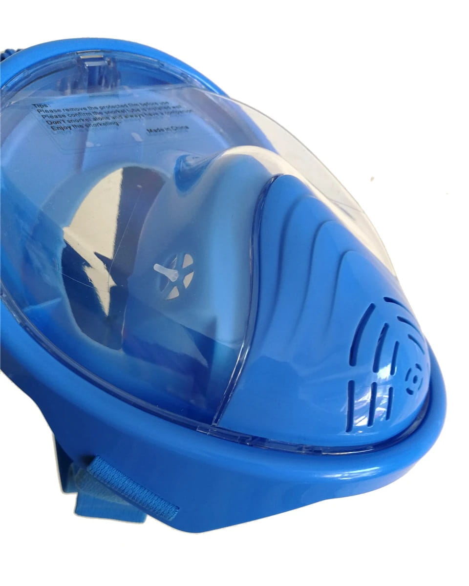 三代兒童 全罩式浮潛呼吸面罩 折疊浮潛 鼻子呼吸管 游泳潜水神器【SV61217】 7