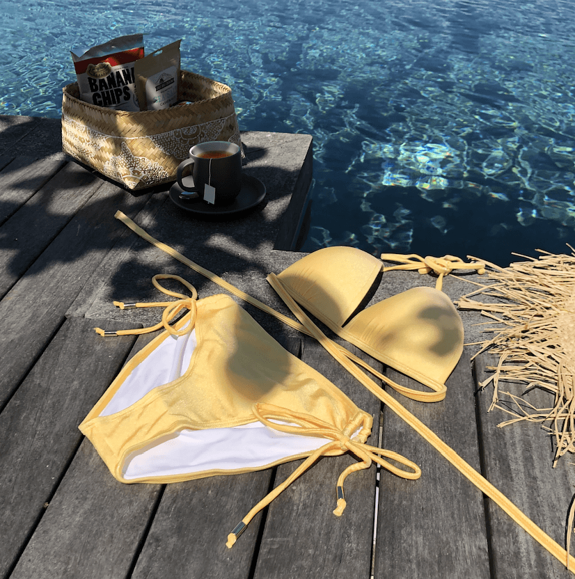 【SeasonsBikini】美胸美臀比基尼綁帶【泳褲】-陽光黃 6