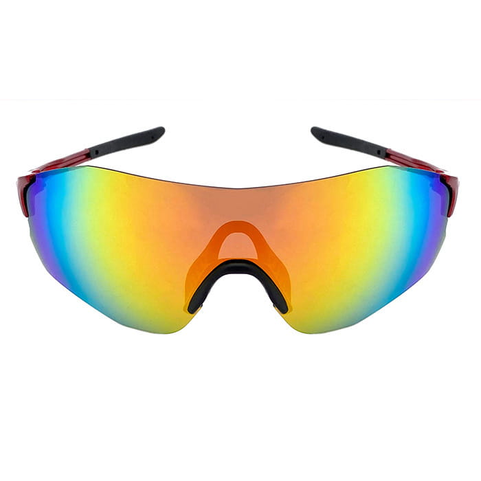 【suns】偏光運動太陽眼鏡 REVO電鍍 抗眩光抗UV (紅框/REVO紅) 5