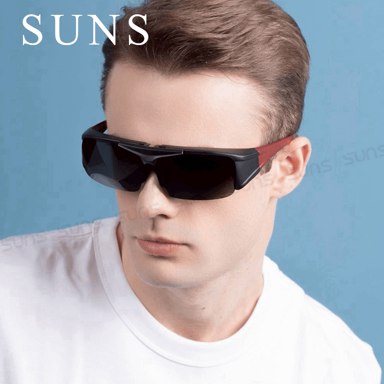 【suns】運動休閒上翻式偏光太陽眼鏡 (可套鏡) 1