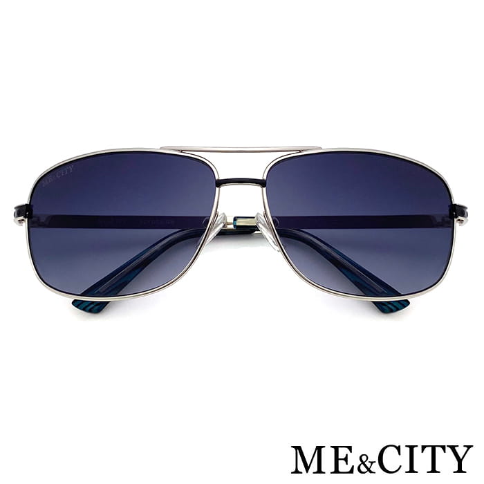【ME&CITY】 傲氣飛行官方框太陽眼鏡 抗UV400(ME 1104 B01) 2