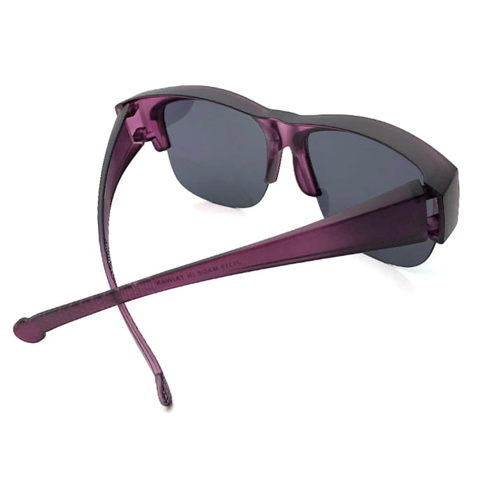【suns】紫透半框偏光太陽眼鏡 抗UV400 (可套鏡) 10