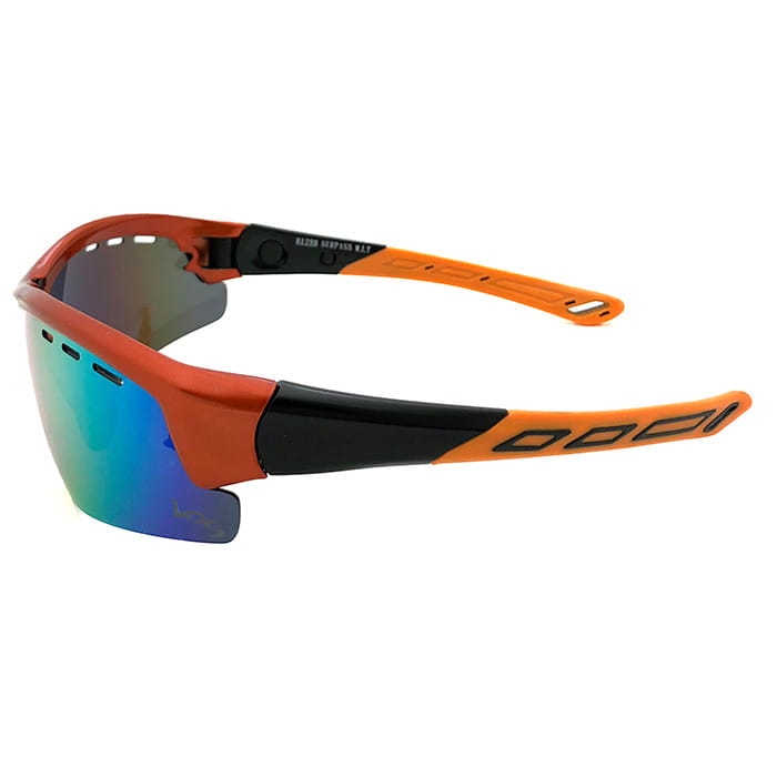 【suns】REVO電鍍 偏光運動眼鏡 可調鏡腳 抗UV (橘框/REVO橘) 3